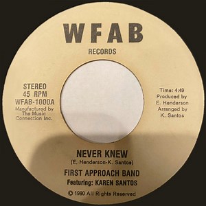 First Approach Band Featuring Karen Santos - Never Knew