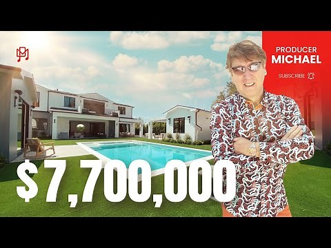 MODERN MANSION WITH POOL HOUSE, GYM, THEATRE AND BASKETBALL COURT!!