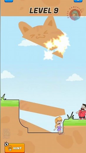 slice the bridge Game level 9 #youtubeshorts #gaming ‪‪@DropGameplay228‬ ‪@gaming‬ #puzzle
