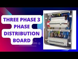 "3 Phase Power Distribution Board DIY Guide | Electrical Panel Wiring" Riaz Electric Skills