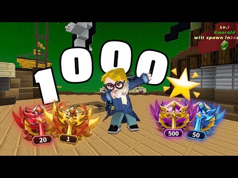 🔥Tôi chơi 36 trận để lên 1000 sao trong Bedwar Blockman Go