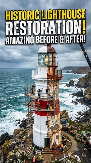 💡 Abandoned American Lighthouse Restored After Decades | Incredible Transformation