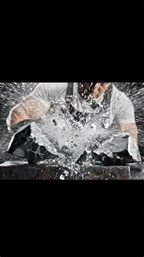 Crushing a Huge Diamond with Hammer in Slow Motion | Realistic Break Test | No Commentary