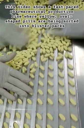 behind the scenes of medicine manufacturing #pharmaceuticals #productionline #pills #medicine