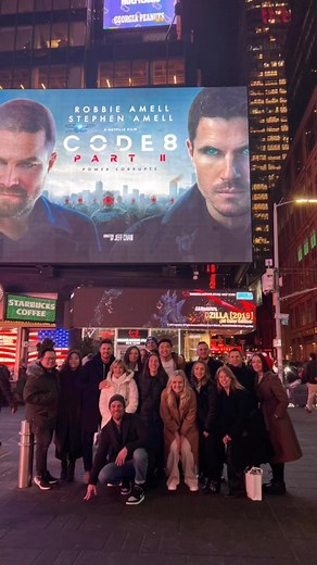 Robbie Amell | From a short film to Times Square. The Code 8 journey has been one that I will never forget and I am forever grateful to everyone who has... | Instagram
