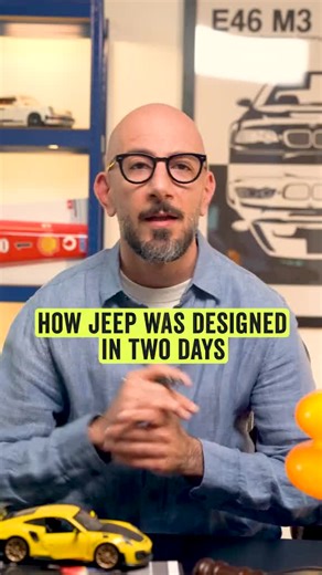 How Jeep Was Designed in Two Days 🚙 One of the most iconic vehicles in history started with a deadline. In July 1940, the U.S. military needed a lightweight, all-terrain vehicle — fast. Engineer Karl Probst was given 48 hours to design it. Two days later, the blueprint was submitted. That sketch became the Jeep. The name? Still debated. “GP” for General Purpose — or Eugene the Jeep from Popeye. Even the grille evolved, settling on seven slots by 1945. Jeep didn’t start as a brand. It started as