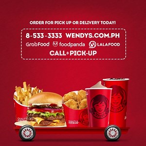 47K views · 1.2K reactions | Your Wendy's favorites are ready to roll over to you! Order now via our hotline, website, Call & Pick Up, or third-party apps! Explore our menu here: bit.ly/Wendys-Delivery-Menu | Wendy's Philippines | Facebook