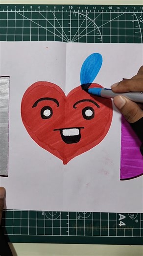 Easy Love Drawing ❤️ #drawing #artificialglow