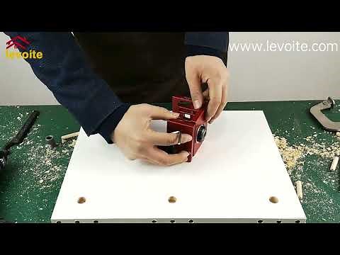 Levoite™ Cam and Dowel Jig Kit System Cam Lock Jig Dowel Jig Kit