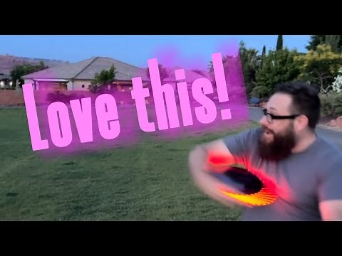 Ultimate LED Frisbee: TOSY Flying Disc - Bright, Rechargeable, and Fun for All Ages!