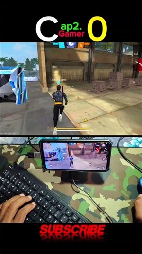1200 DPI Keyboard Mouse Gameplay 😈 Headshot Machine #keyboard #freefire #gaming