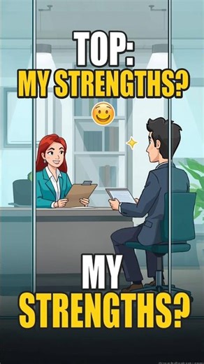 TOP 3 Strengths & Weaknesses Interview Answer 🔥 | Job Interview Tips #shorts