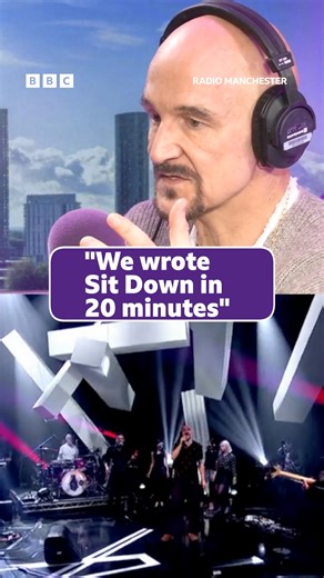"We wrote Sit Down in 20 minutes" - Tim Booth told BBC Radio Manchester's Joe McGrath about the success of James' hit 'Sit Down'. Listen to The Joe McGrath Breakfast show: https://bbc.in/44qmVLU | BBC Manchester