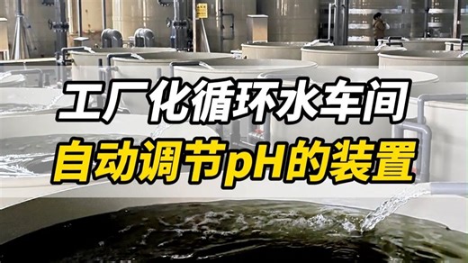 智慧渔业|工厂化循环水车间自动调节pH的装置