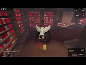 Roblox - Library of Aletheia - library game.