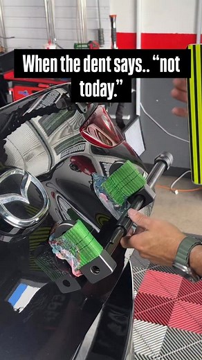 Real PDR Truth: Not Every Technique Works as Planned. Thought I had this dent under control. The dent disagreed. A quick pivot, a little comedy, and cold glue saved the day. That’s real-world PDR for you,.. never boring, always a lesson. #pdr #paintlessdentrepair #dentrepair #autobodyrepair #coldglue #pdrtraining #dentremoval #pdrtech #lateraltension #pdrlife | Dent Time - San Diego Mobile Dent / Bumper Repair
