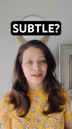 Subtle Meaning in English | Speak Like a Native #shorts