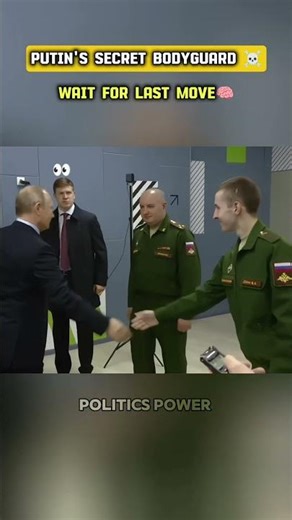 Vladimir Putin ke Bodyguard ke Secret Hand Signals 😳 EXPOSED! #Shorts