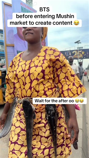 Mushin Market Content Creation: The Before & After Stress 😂