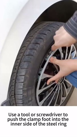 Hubcap Wheel Covers Replacement Size R15 Hub Caps Universal-Fit Steel Wheel Rims Cover ABS Tire Cap for Most Cars Trucks Sedans SUV -Set of 4（15-inch，Silver-Black）