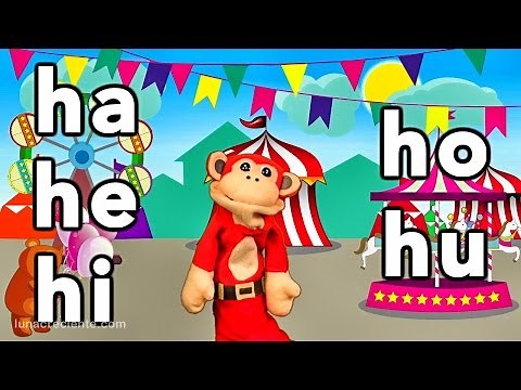 Sílabas ha he hi ho hu - El Mono Sílabo - Videos Infantiles - Educación para Niños #