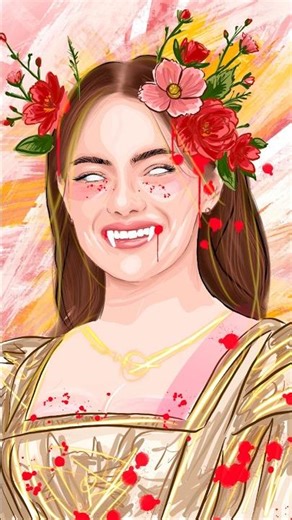 Spooky Beauty 🎃 | Halloween Makeup Digital Painting in Procreate | Speed Art