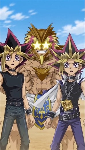Yu-Gi-Oh Duelverse - Yugi & Atem in the Sacred Universe with the Triamids #yugioh #yugiohmasterduel