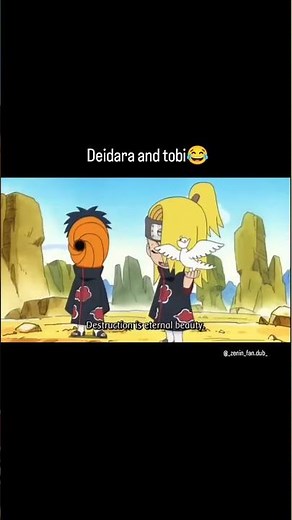 Tobi and deidara funnymoments😂😂#tobi#naruto#itachi#anime#itachiuchiha#obito#narutoshippuden#trending