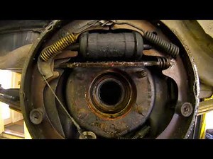How to replace axle seal on classic Ford Mustang 8" part 1 axle and seal removal