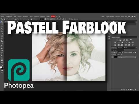 Photopea - Pastell Farblook Effekt