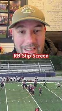 Running Back Slip Screen! #footballplays