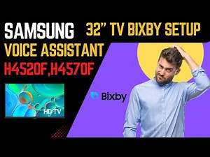 Set Up Bixby on Your Samsung 32" TV: Step-by-Step Guide #samsung