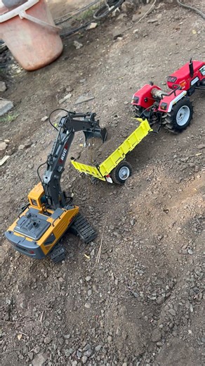 Remote Control Excavator & Rc Tractor🔥 Full Load | The UK Unboxer