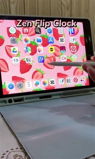 My Top 4 iPad Apps • GoodNotes, • Pinterest, • Zen Flip ClocK, Notion