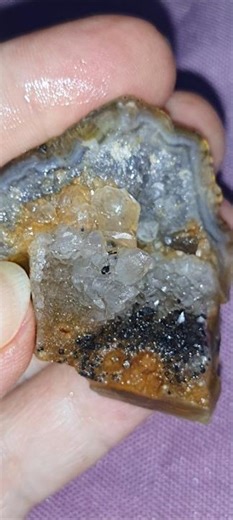 Cristais Negros mini drusa #cristal #crystals #pedras #gemstone #agata #minerals #garimpo #mineral