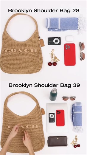 142K views · 718 reactions | Whether it's the Brooklyn 28 or 39, your essentials fit—plus a little extra. ✨ #CoachNY | Coach | Facebook