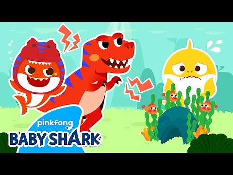🦖Baby Shark Turns into Dinosaur! | Baby Shark Colors | Dinosaur for Kids | Baby Shark Official