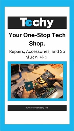 Techy is more than just a repair shop—we're your complete tech destination!