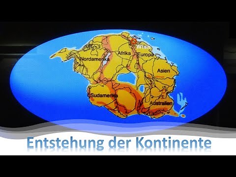 Die Erde - Entstehung der Kontinente - Coole Animation