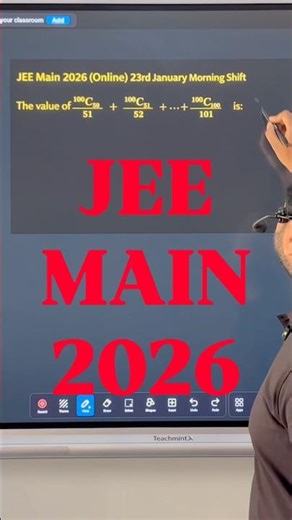 JEE Main 2026 | Chapterwise PYQs with Tricks & Shortcuts #maths #cbsemaths #jee