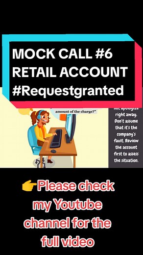 Mock Call Practice for Retail Account Issues