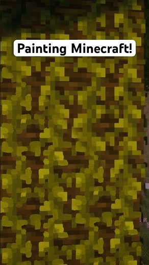 Painting the VINE in Minecraft! #minecraft