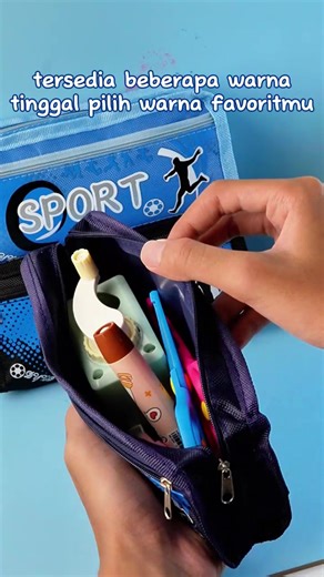 Kotak pensil motif Sport yang kece abis. Resleting banyak, muat semua alat tulis. Wajib punya!🤩#fyppppppppppppppppppppppp #tempatpensil #atk #sport #kotakpensil