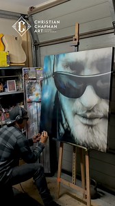 46K views · 1.6K reactions | Watch Christian create his latest original tribute painting of Layne Staley ✨ | Christian Chapman Art | Facebook