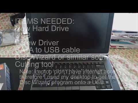 Dell E6430 Hard Drive upgrade and OS migration