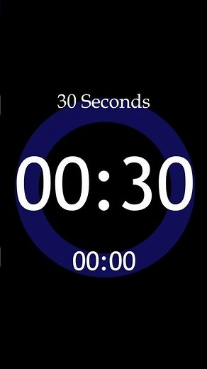 30 SECOND TIMER & ALARM #timer