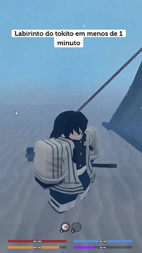 Explorando o Labirinto do Tokito em Menos de 1 Minuto | Demonfall Roblox