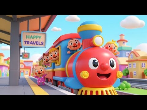 The Little Train Song 🚂 | Nursery Rhymes & Baby Songs | Fun Vehicle & Learning Song for Toddlers
