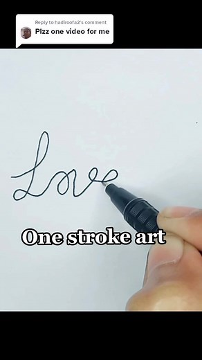 One Stroke Art Drawing Tutorial: How to Draw a Heart with a Single Stroke