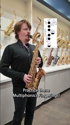 Saxophone Multiphonics; 3 Fingerings To Try! #Multiphonics #Jazz #Saxophone #AltoSaxophone